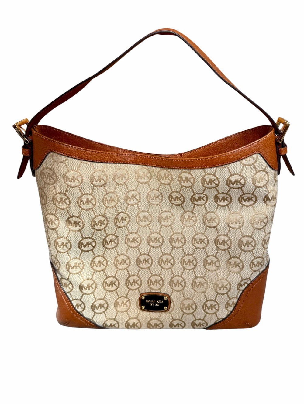 Michael Kors Millbrook Signature Logo Large Hobo Satchel